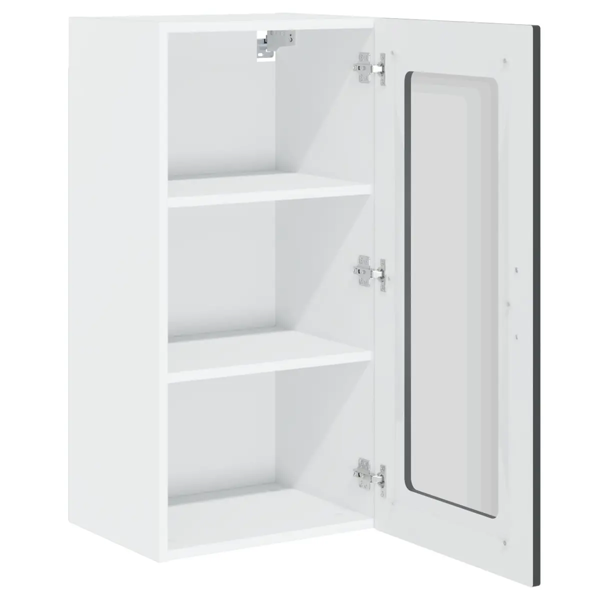 Black Engineered Wood Kitchen Cabinet for Storage