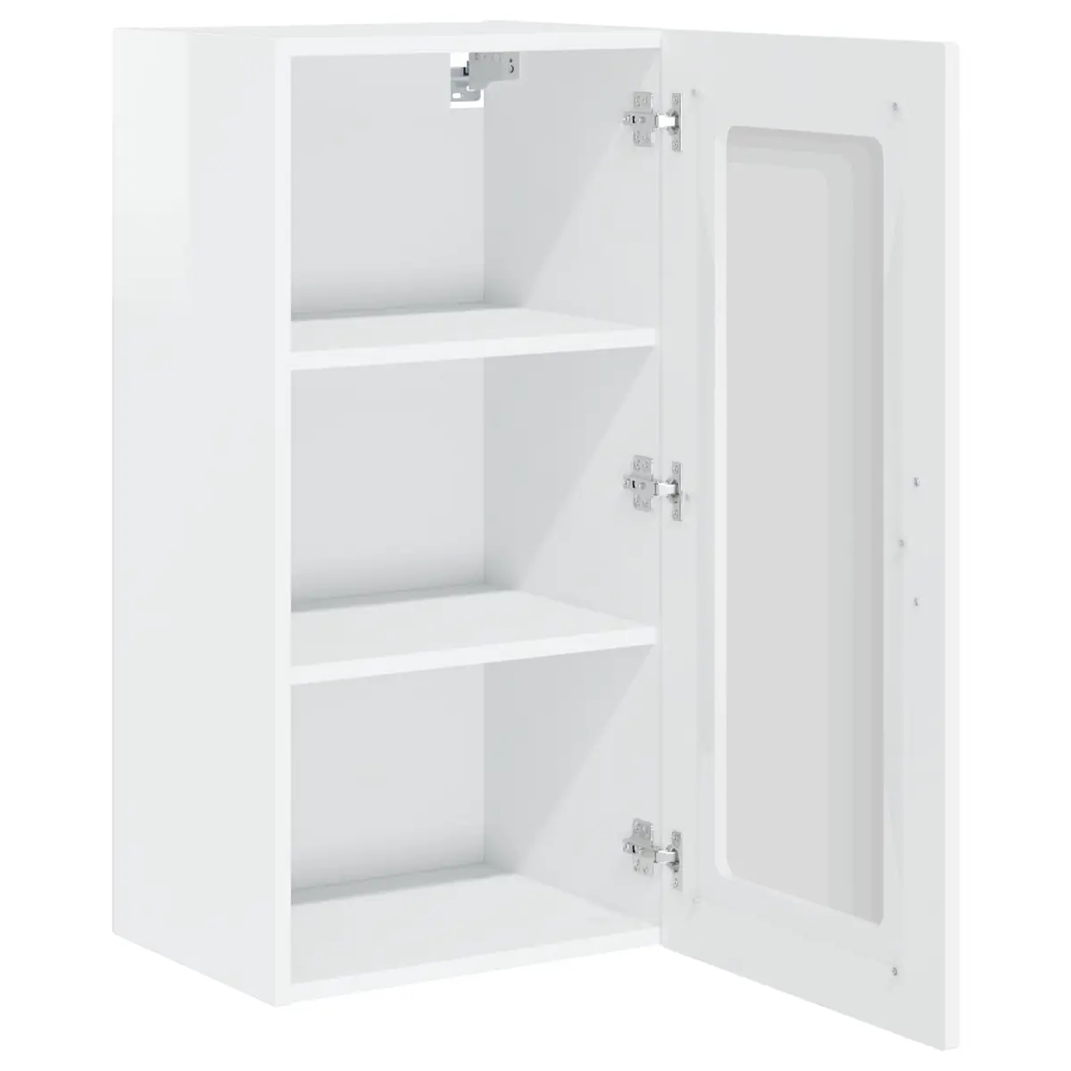 High Gloss White Engineered Wood Kitchen Cabinet Panel