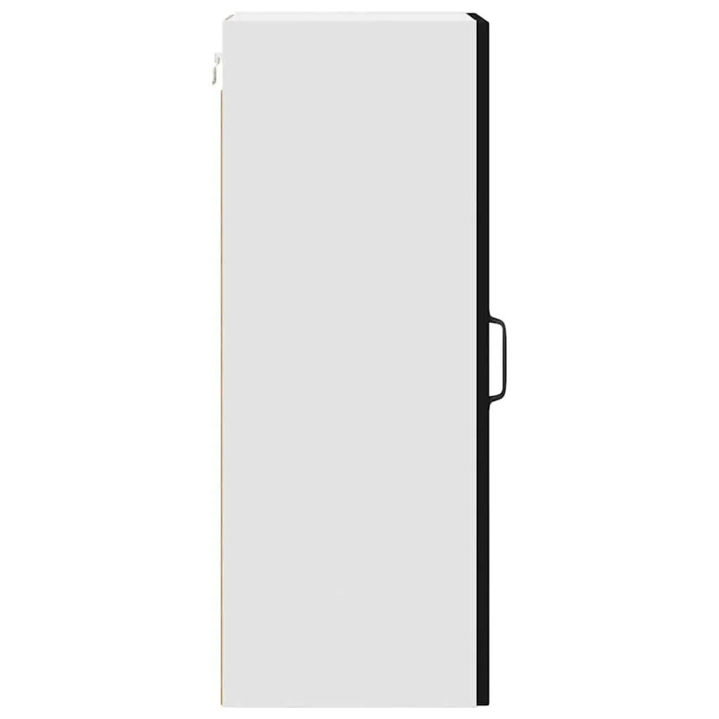 Black Engineered Wood Kitchen Cabinet 30x31x80cm