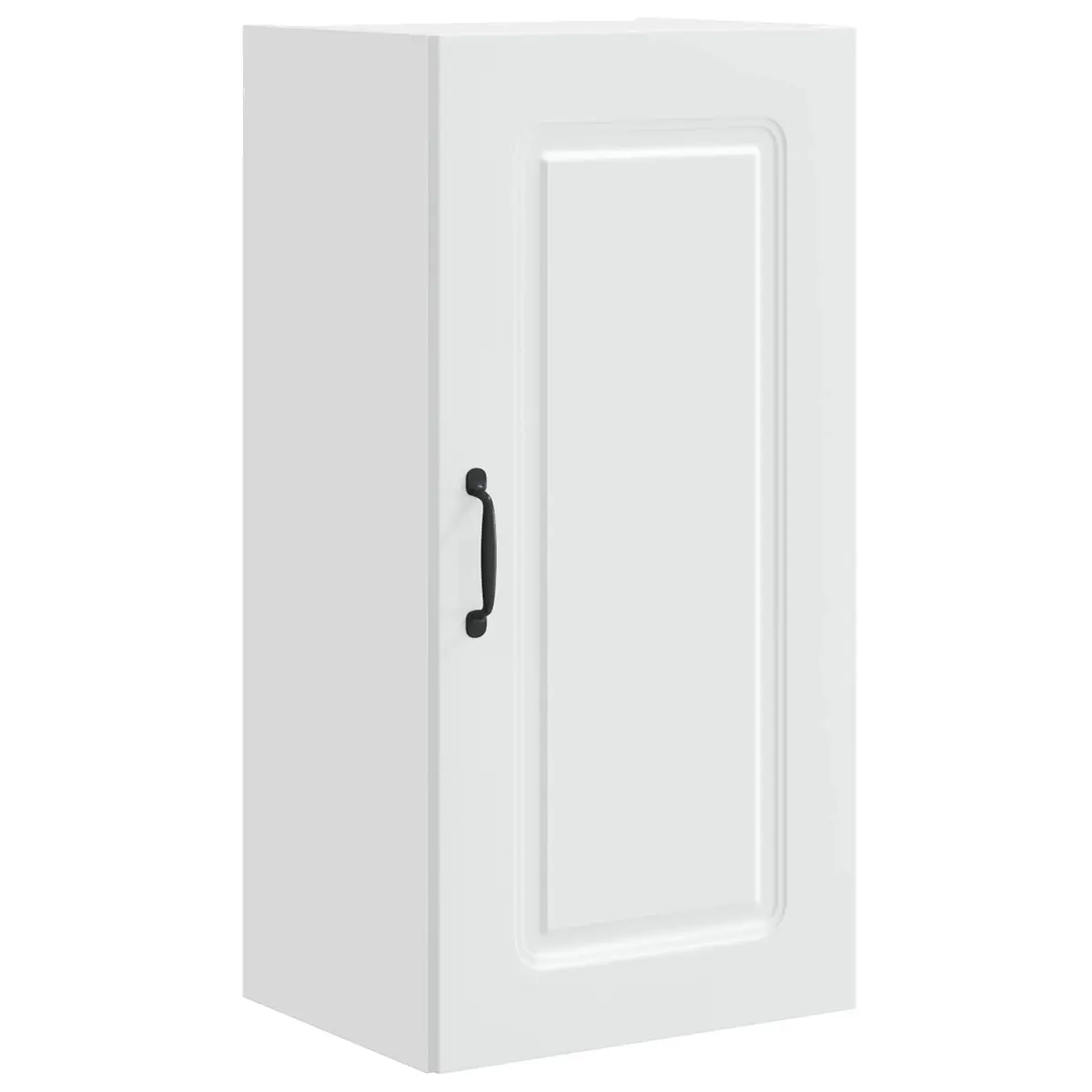 White Engineered Wood Dishwasher Panel Storage Cabinet