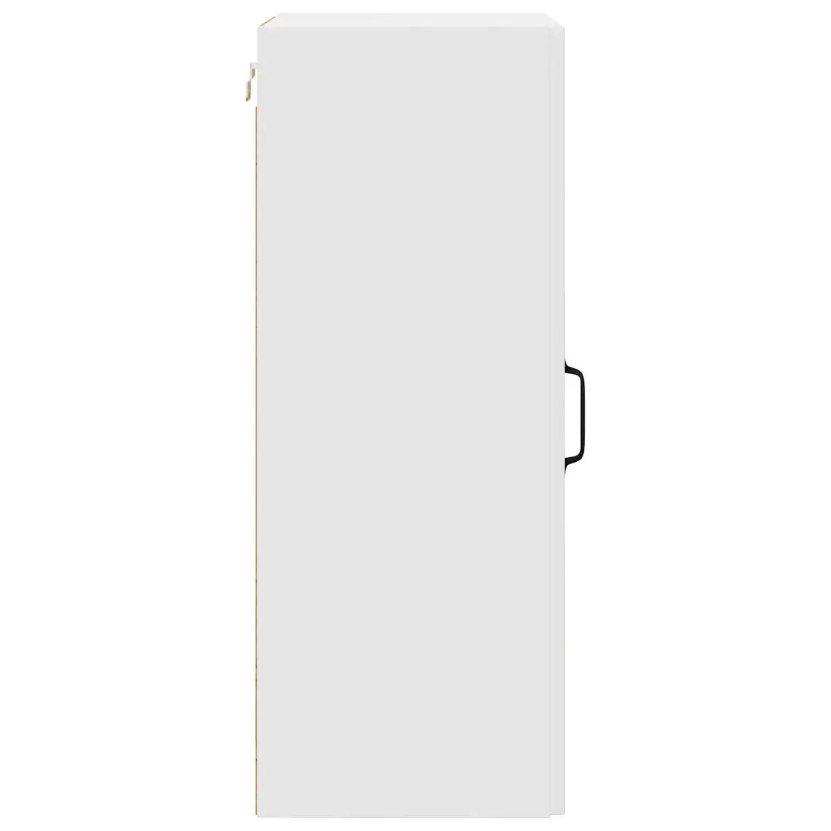 White Engineered Wood Dishwasher Panel Storage Cabinet