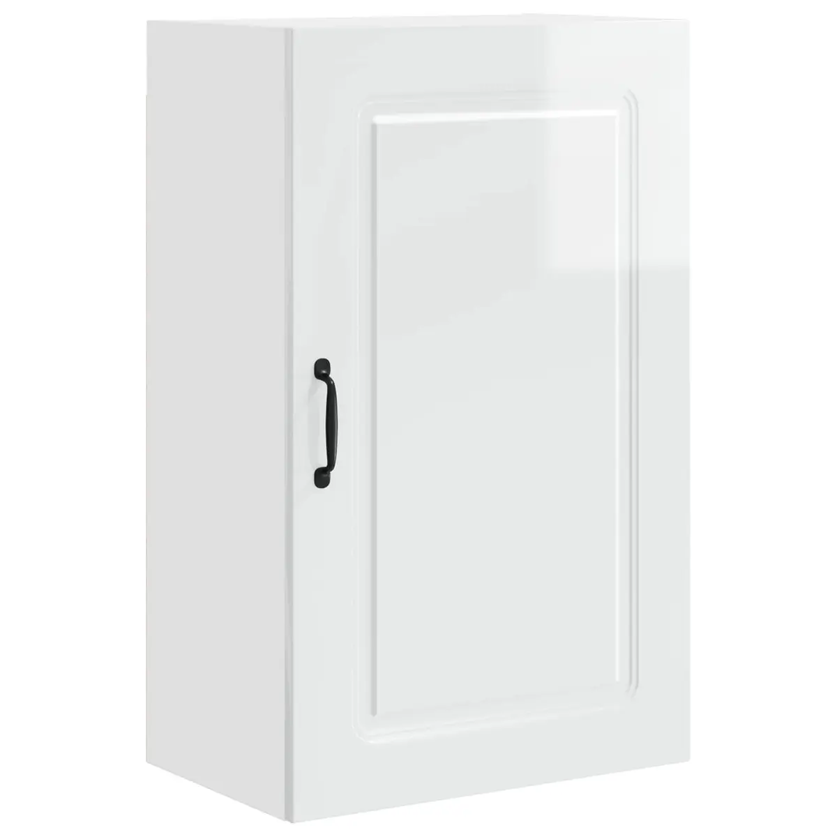 High Gloss White Kitchen Cabinet with Storage Space 50x31x80cm
