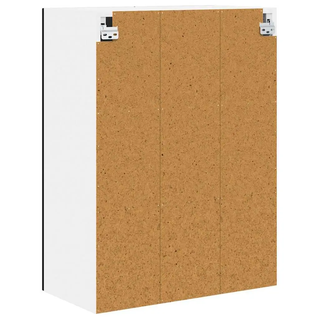 Black Engineered Wood Kitchen Cabinet with Storage