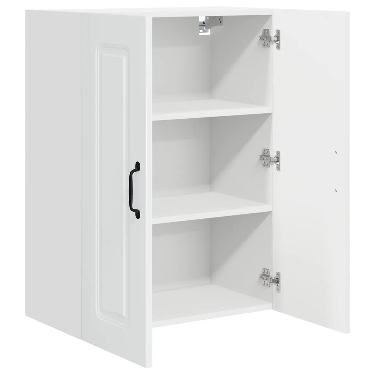 Engineered Wood High Gloss White Kitchen Cabinet