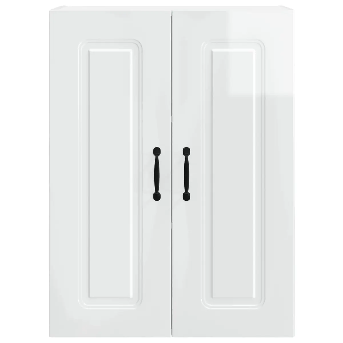 Engineered Wood High Gloss White Kitchen Cabinet