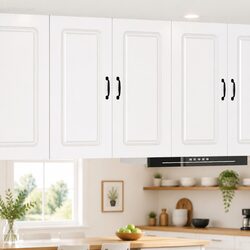 Premium White Engineered Wood Dishwasher Panel Cabinet 80x31x80cm
