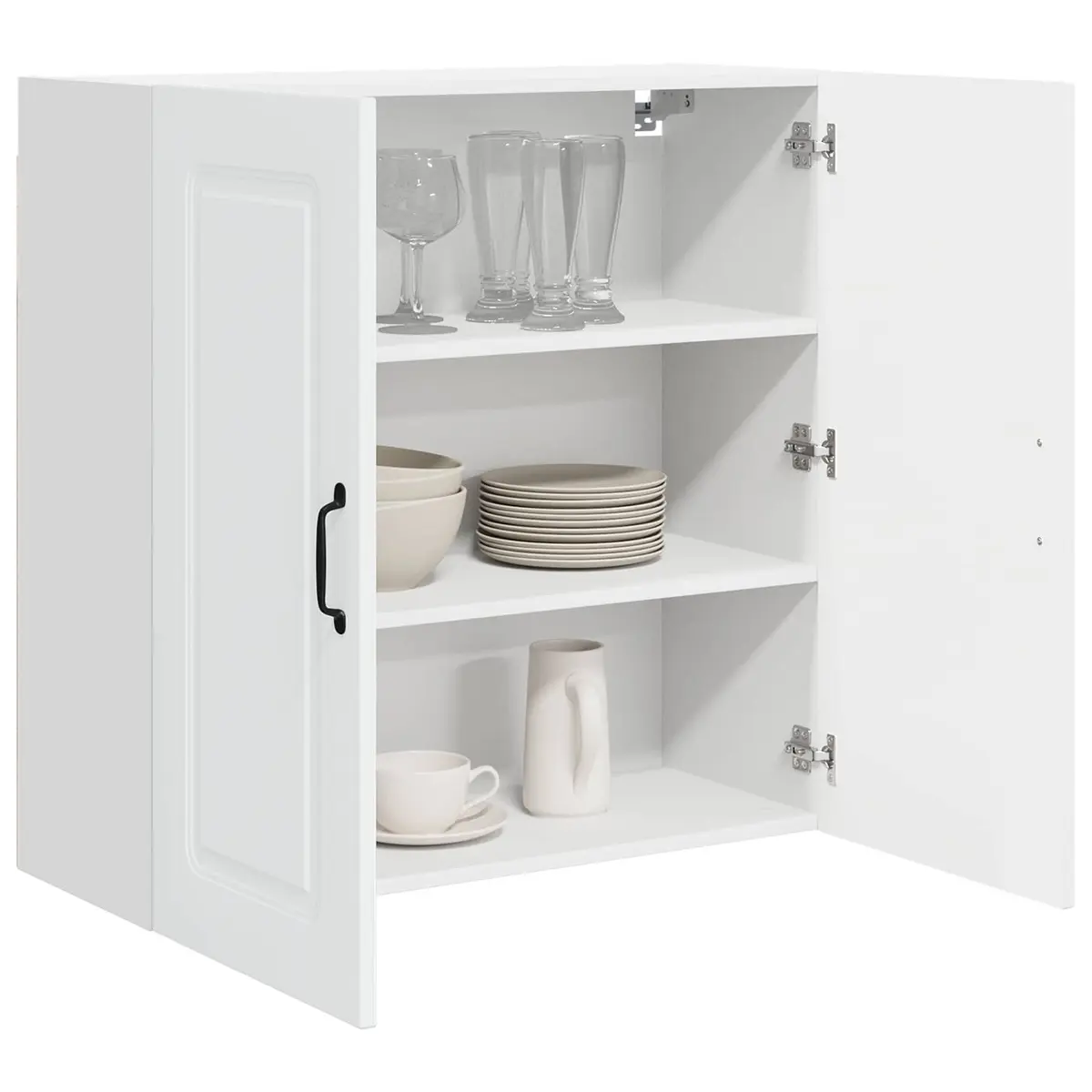 White Engineered Wood Dishwasher Panel Cabinet 80x31x80cm