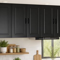 Black Kitchen Cabinet Panel for Dishwasher 80x31x80cm