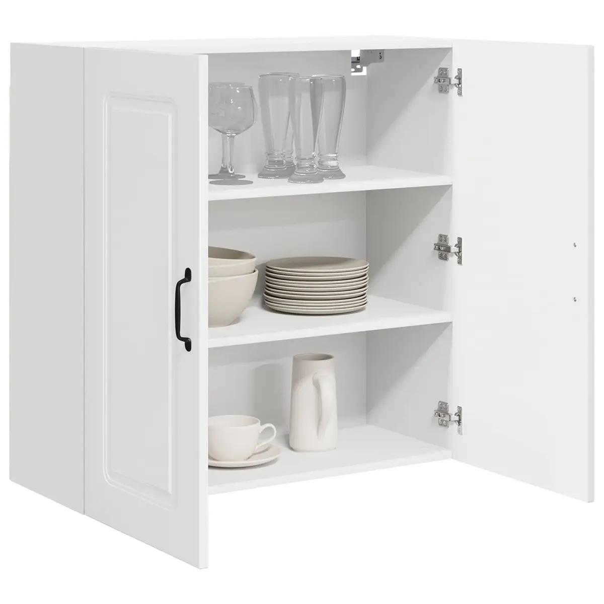 Dishwasher Parts Engineered Wood Kitchen Cabinet 80x31x80cm High Gloss White