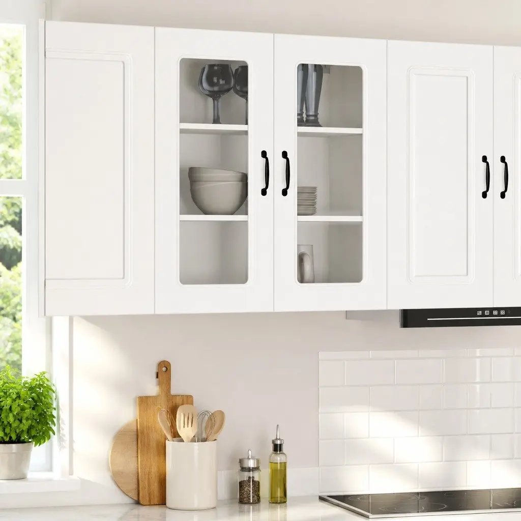 Dishwasher Panel White 80 x 31 x 80 cm Kitchen Cabinet Door Front Replacement