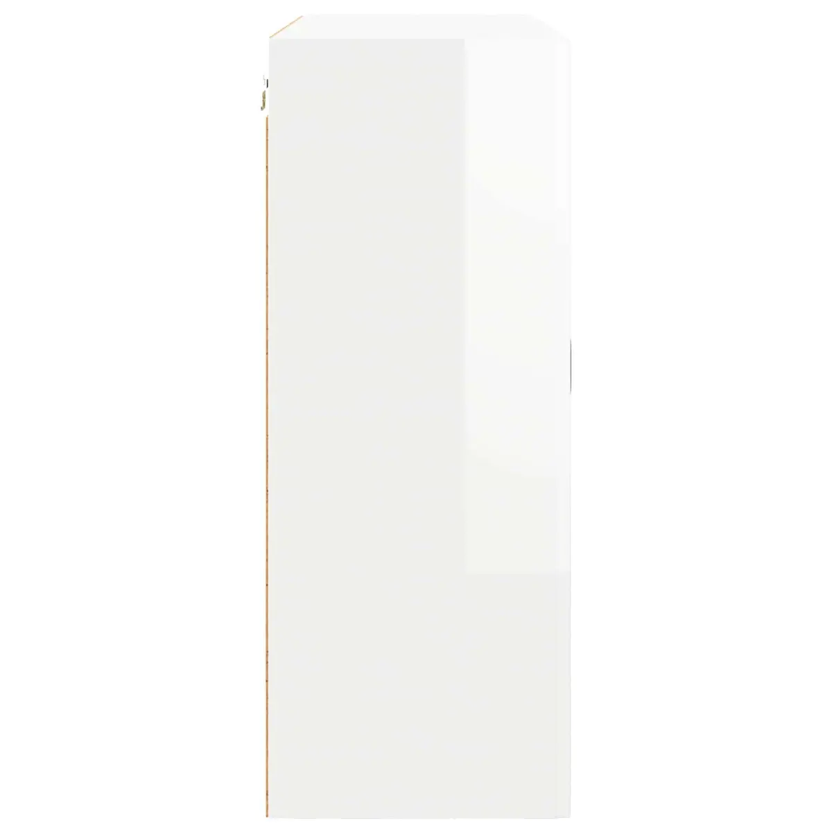High Gloss White Kitchen Cabinet Dishwasher Storage Engineered Wood