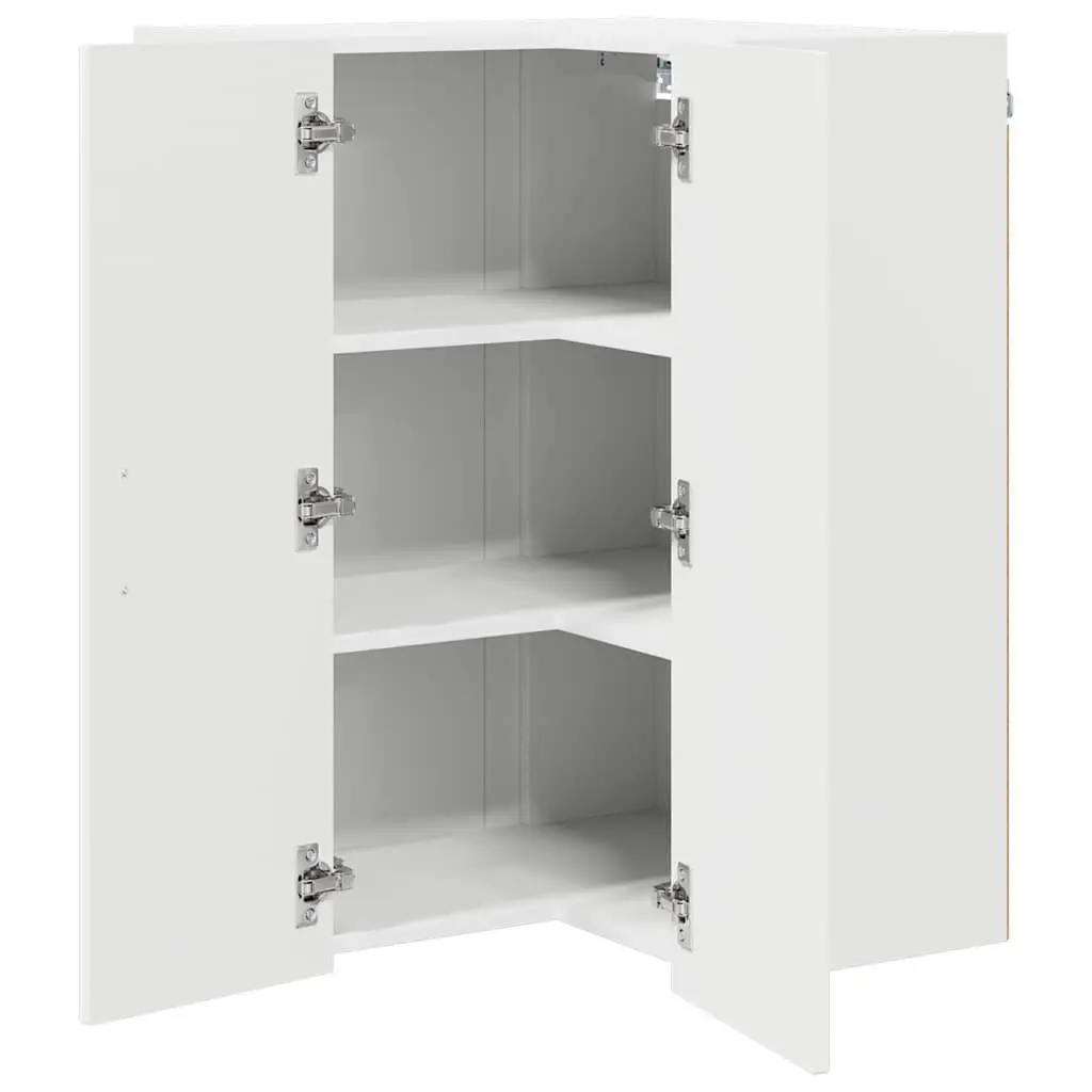 White Engineered Wood Kitchen Cabinet for Storage