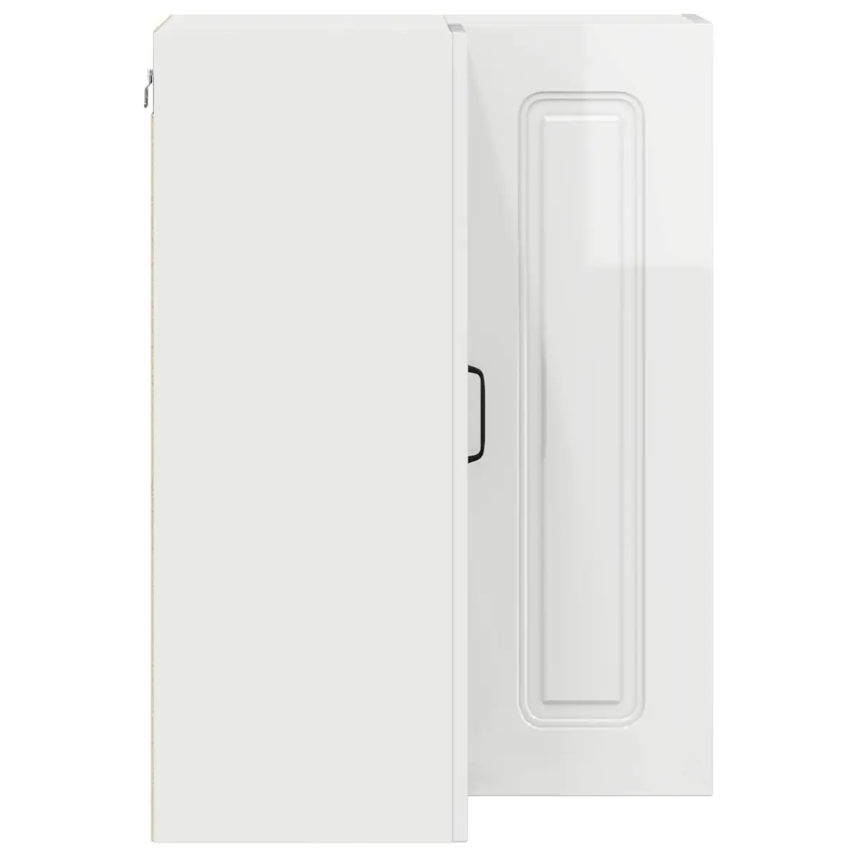 Kitchen Cabinet Engineered Wood 57 x 57 x 80 cm High Gloss White