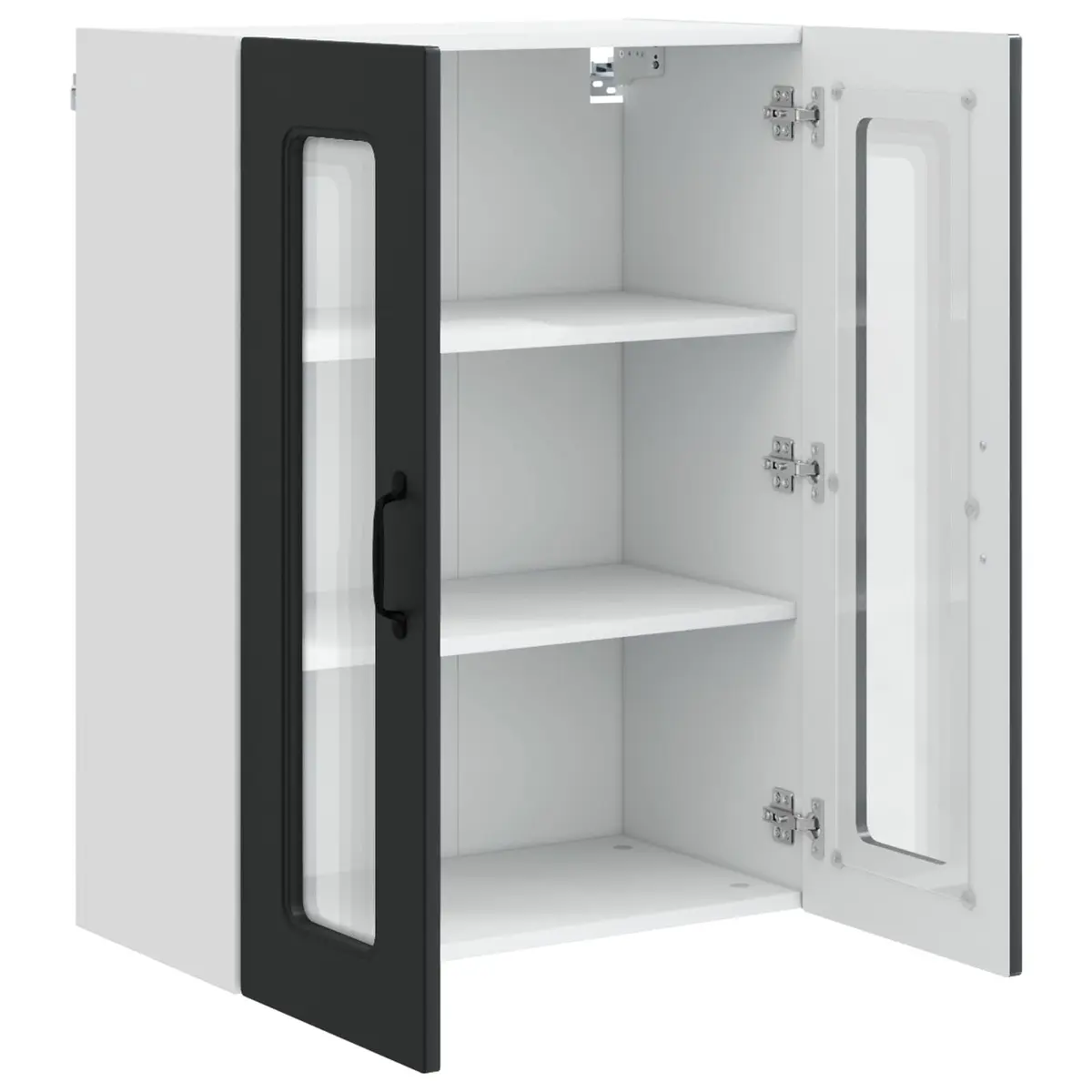 Dishwasher Panel Kitchen Cabinet Black Engineered Wood Storage 60x31x80cm