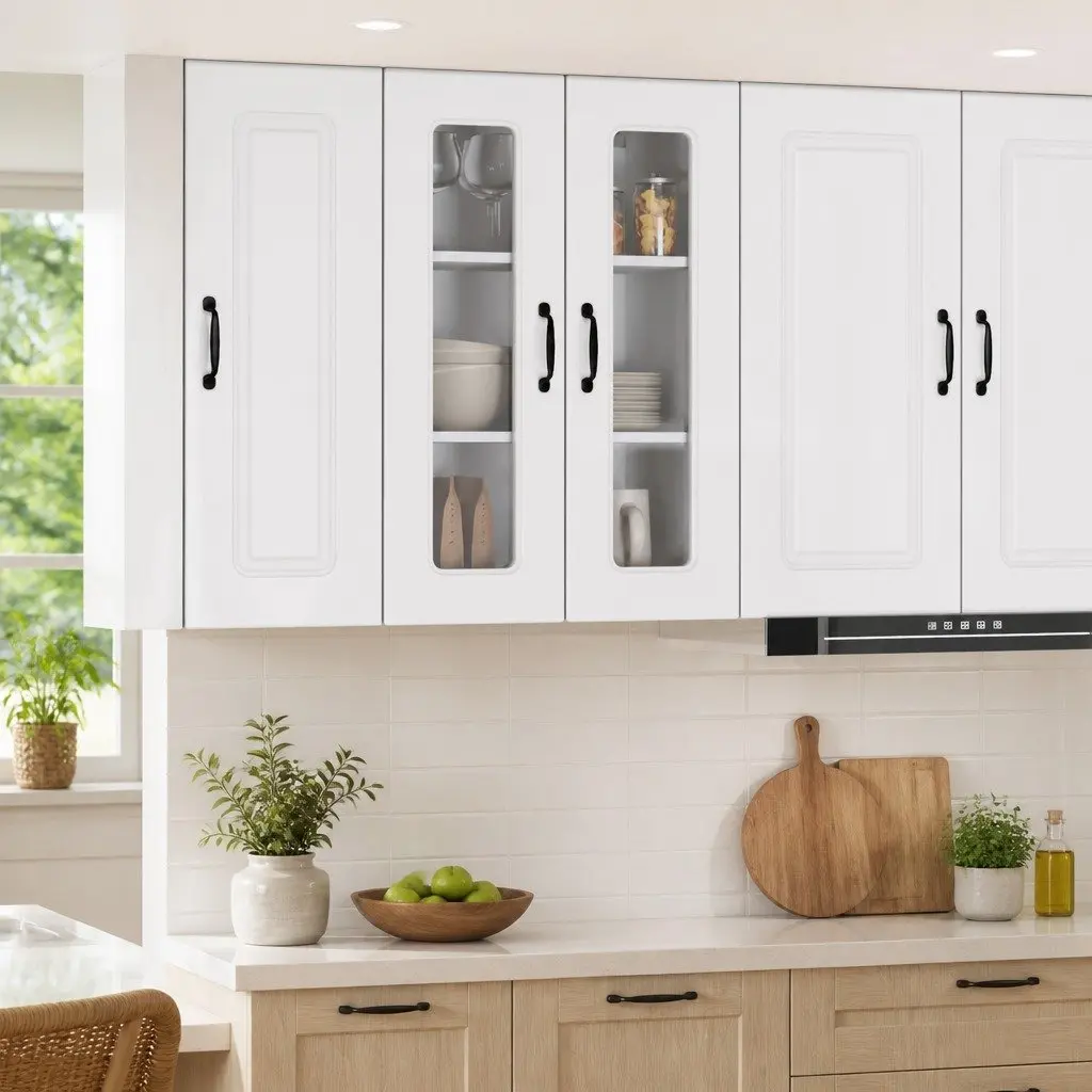 Kitchen Cabinet Engineered Wood 60 x 31 x 80 cm High Gloss White