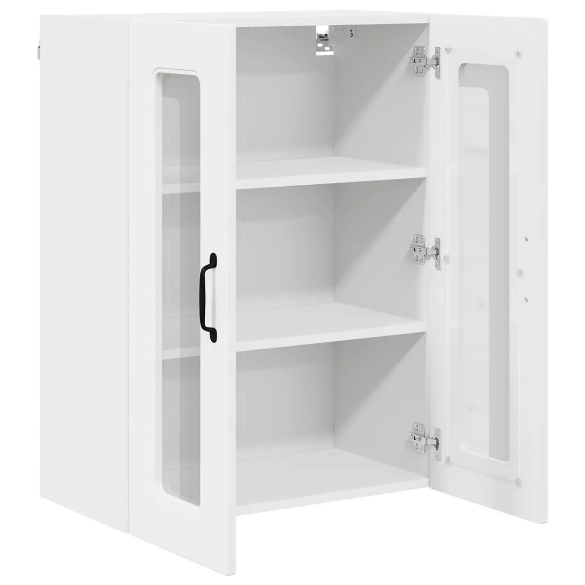 Kitchen Cabinet Engineered Wood 60 x 31 x 80 cm High Gloss White