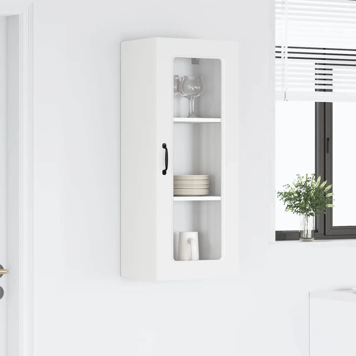 White Engineered Wood Kitchen Dishwasher Panel