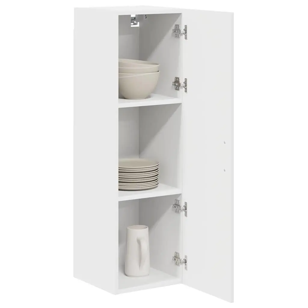 Engineered Wood White Kitchen Cabinet with Dishwasher Panel