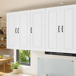 White Engineered Wood Kitchen Dishwasher Panel Cabinet