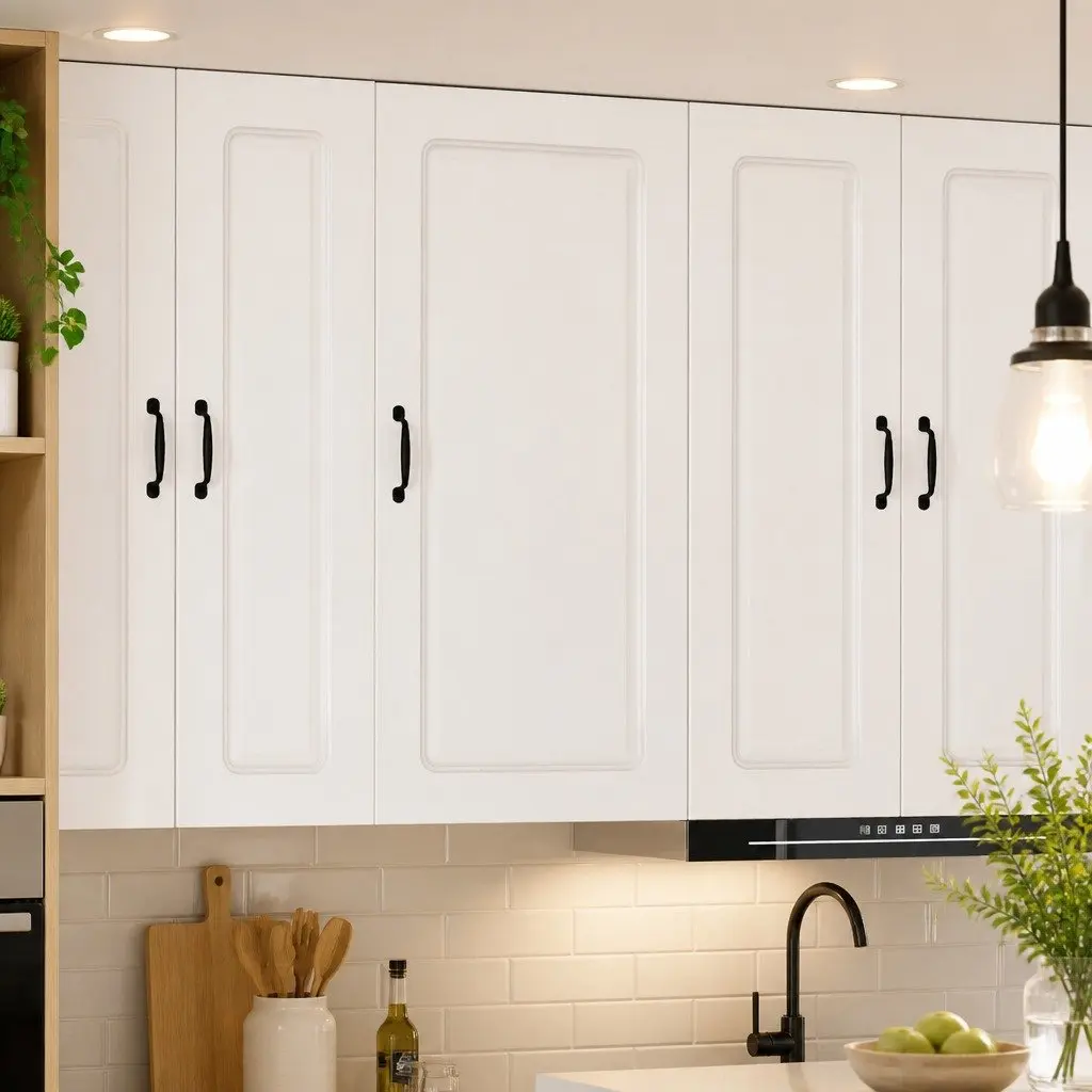 High Gloss White Kitchen Cabinet for Dishwasher Panels