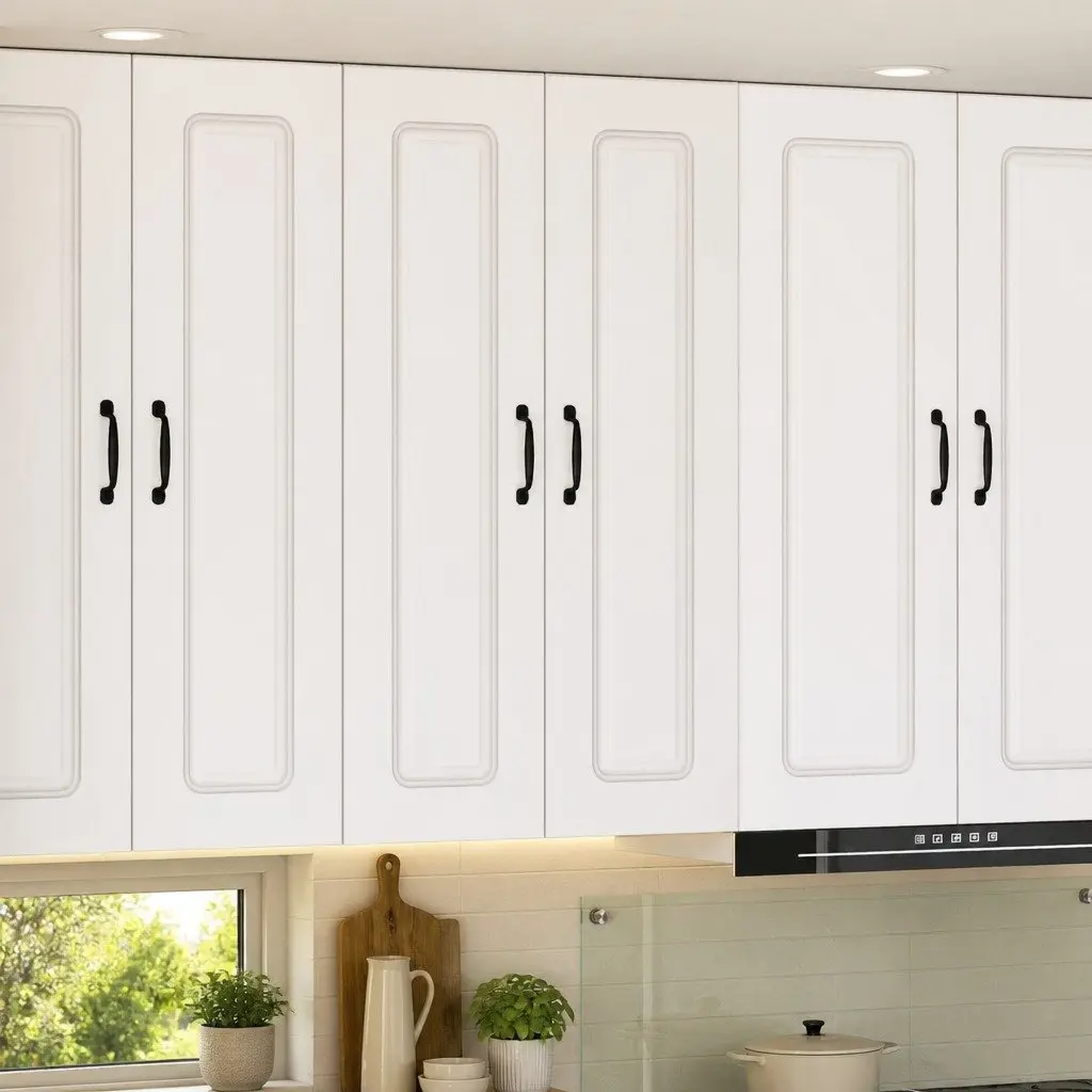 White Kitchen Cabinet Storage Panel 60x31x100cm