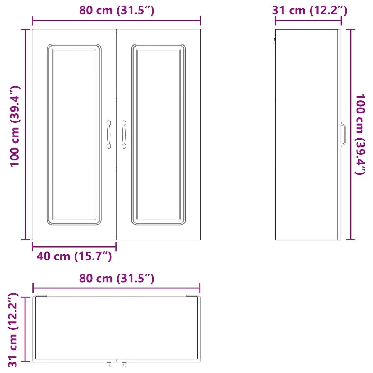 White Engineered Wood Kitchen Cabinet with Dishwasher Panel