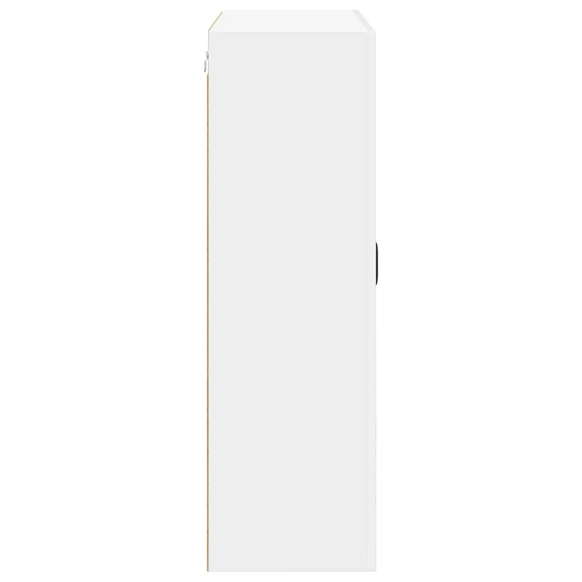 High Gloss White Kitchen Cabinet with Ample Storage 80x31x100cm