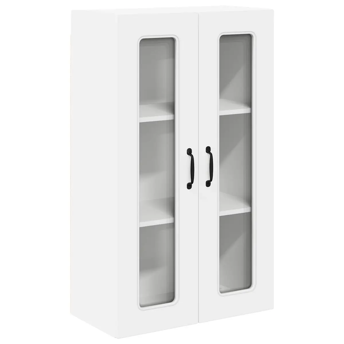 Engineered Wood White Kitchen Cabinet with Dishwasher Panel