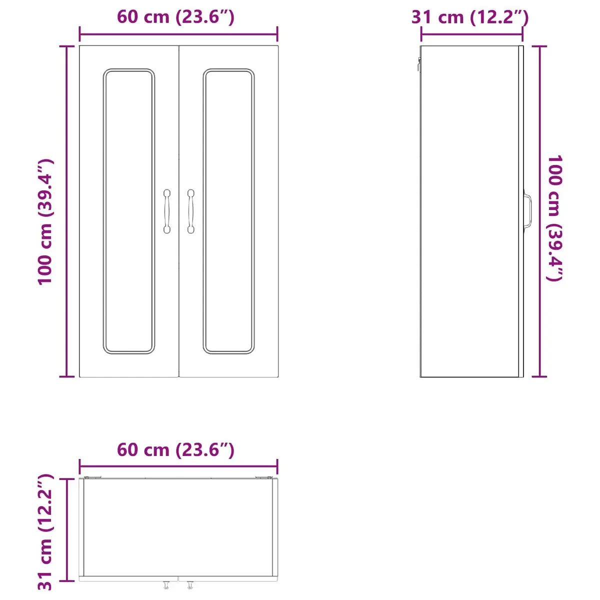 Engineered Wood White Kitchen Cabinet with Dishwasher Panel