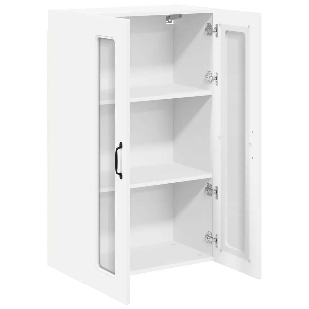 Engineered Wood White Kitchen Cabinet with Dishwasher Panel