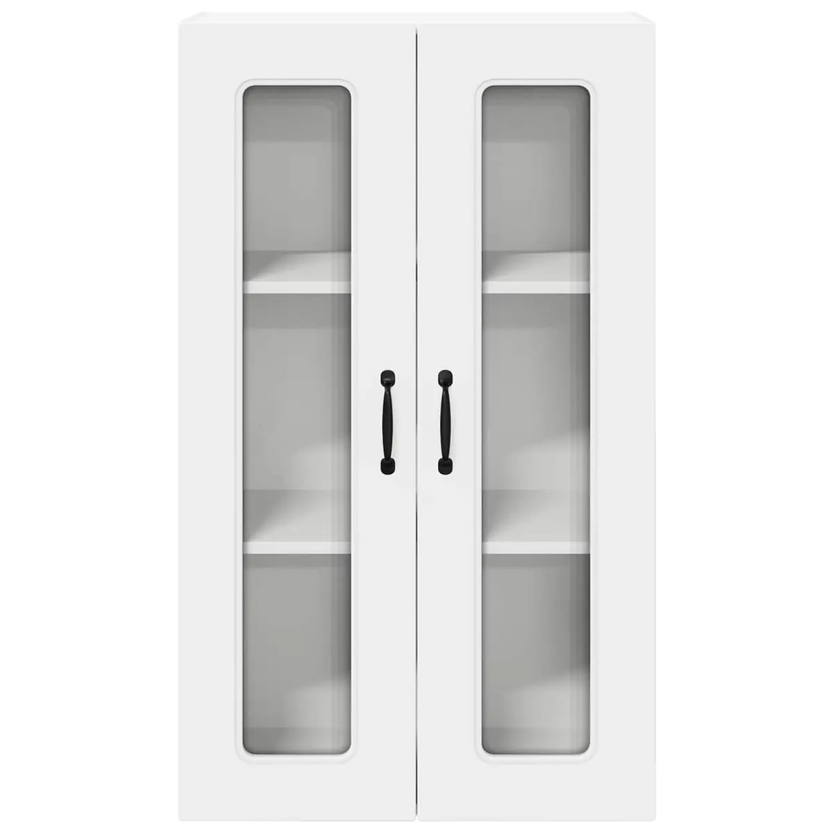 Engineered Wood White Kitchen Cabinet with Dishwasher Panel