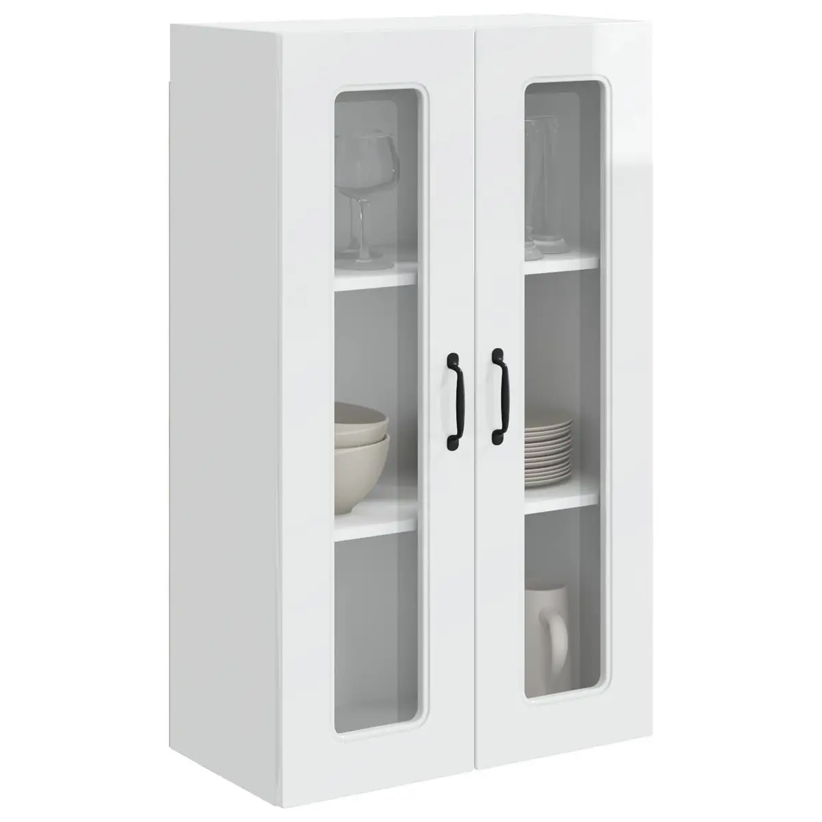 Dishwasher Panel Engineered Wood 60x31x100cm High Gloss White