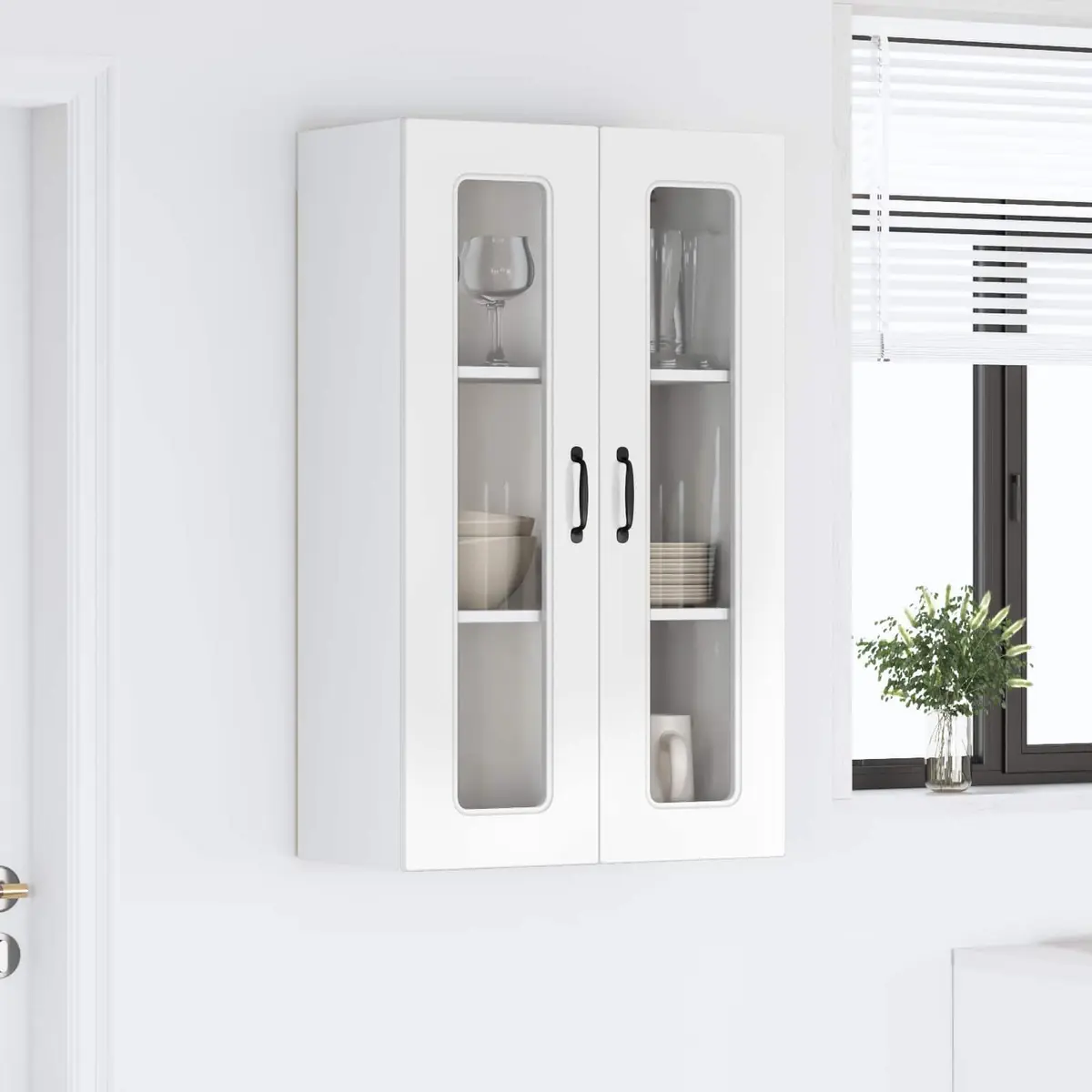 Dishwasher Panel Engineered Wood 60x31x100cm High Gloss White