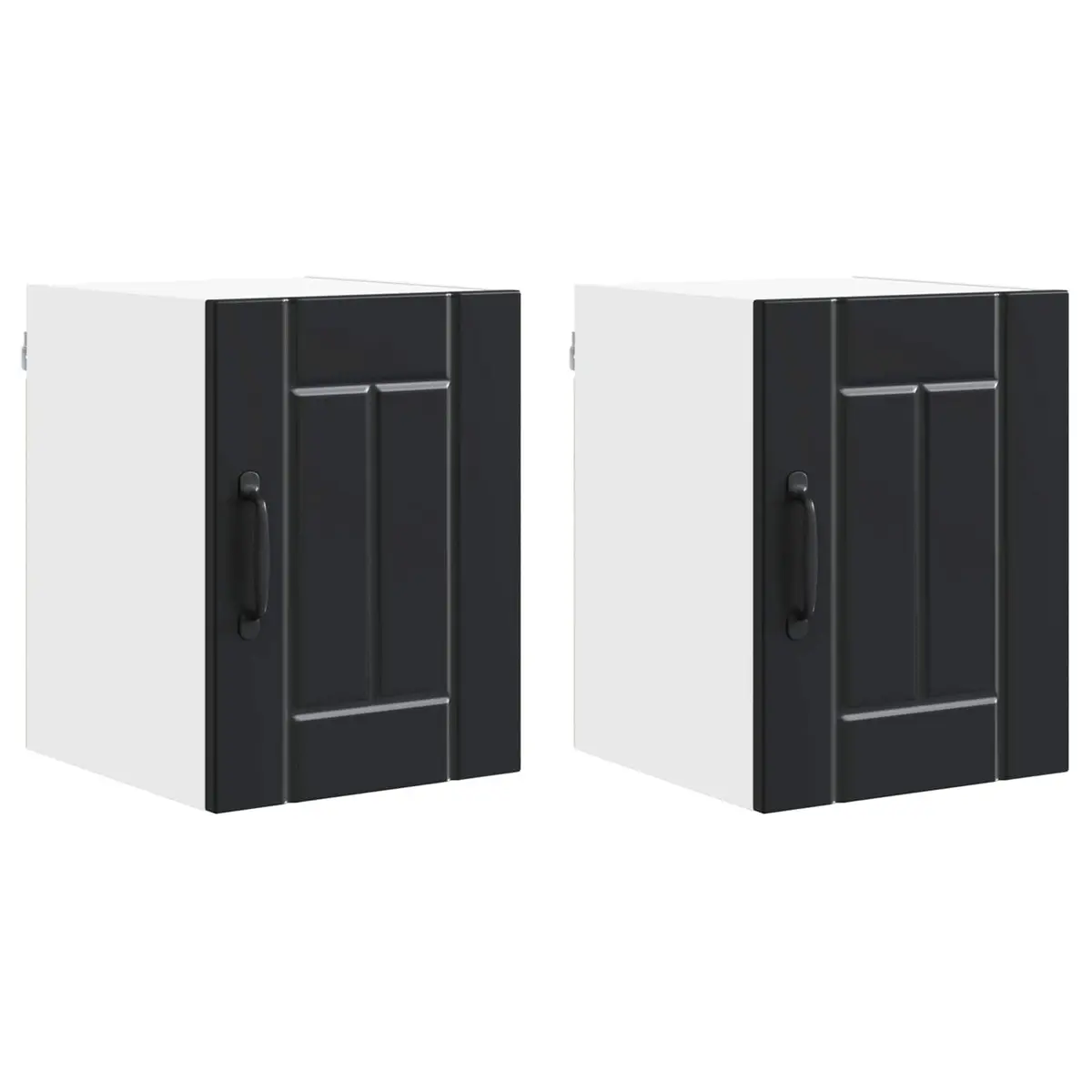 Black Wall Cabinet Storage Unit 30 x 31 x 40 cm