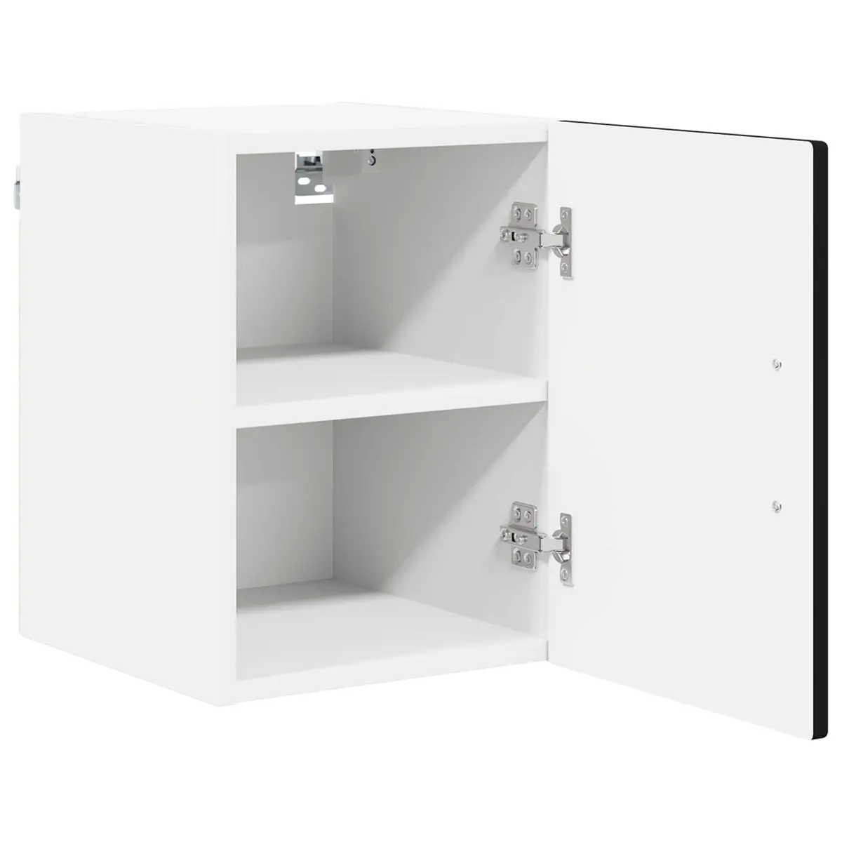 Black Wall Cabinet Storage Unit 30 x 31 x 40 cm
