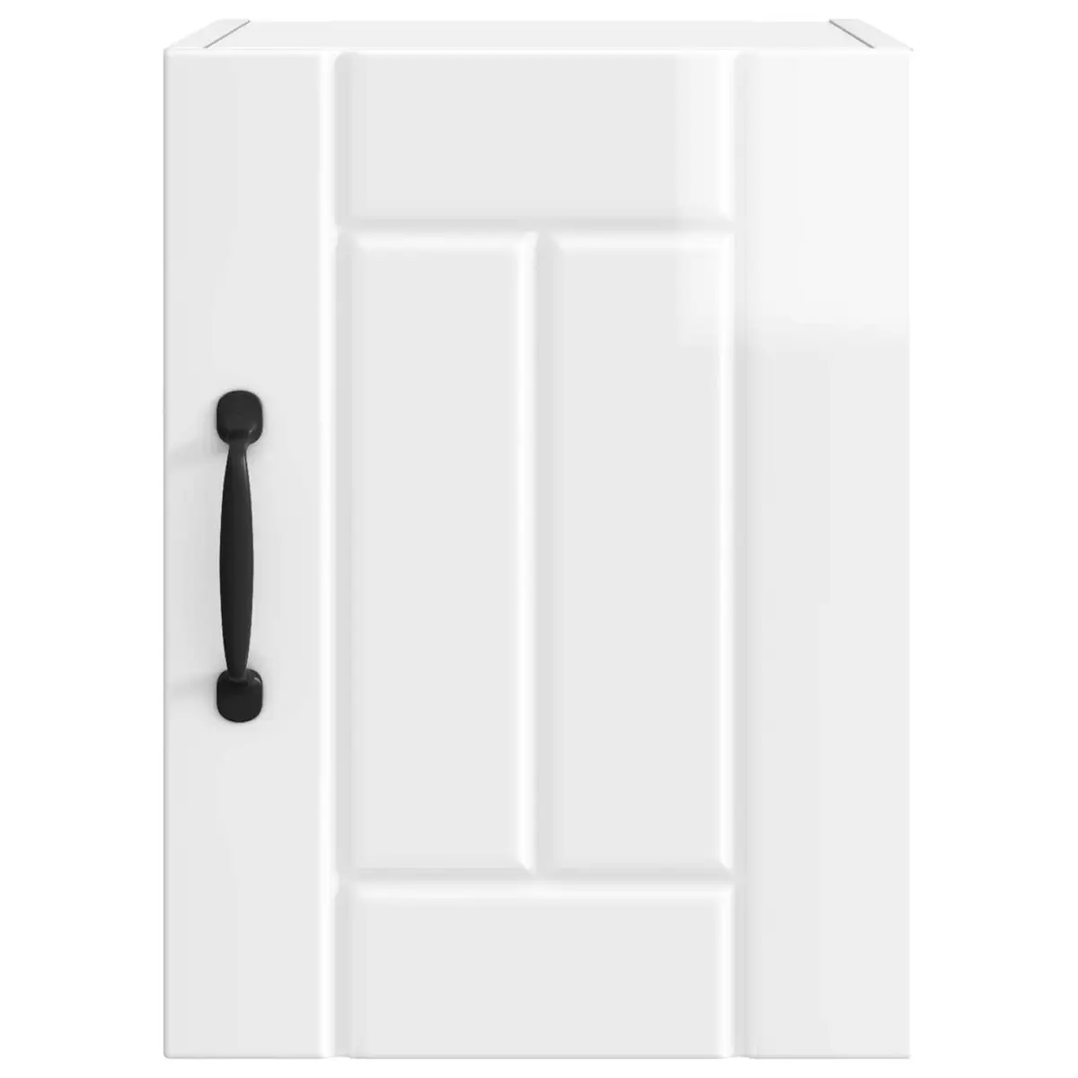 High Gloss White Wall Cabinet 2-Piece Set for Kitchens