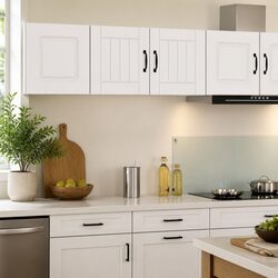 Stylish White Engineered Wood Kitchen Wall Cabinet 40 x 31 x 40 cm