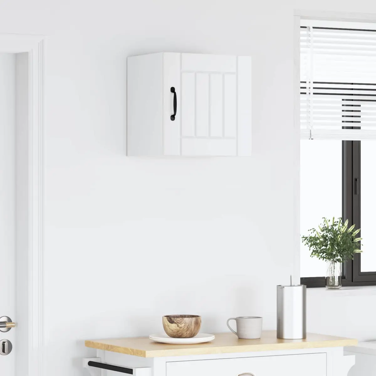 Wall Cabinet Engineered Wood 40 x 31 x 40 cm White