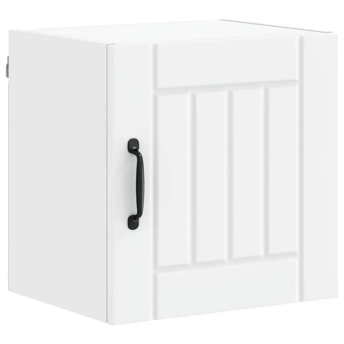 White Engineered Wood Wall Cabinet Set