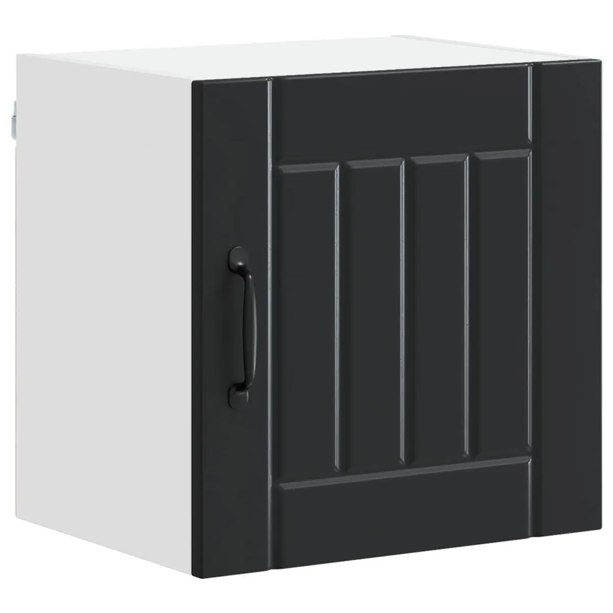 Black Wall Cabinet for Kitchen Storage