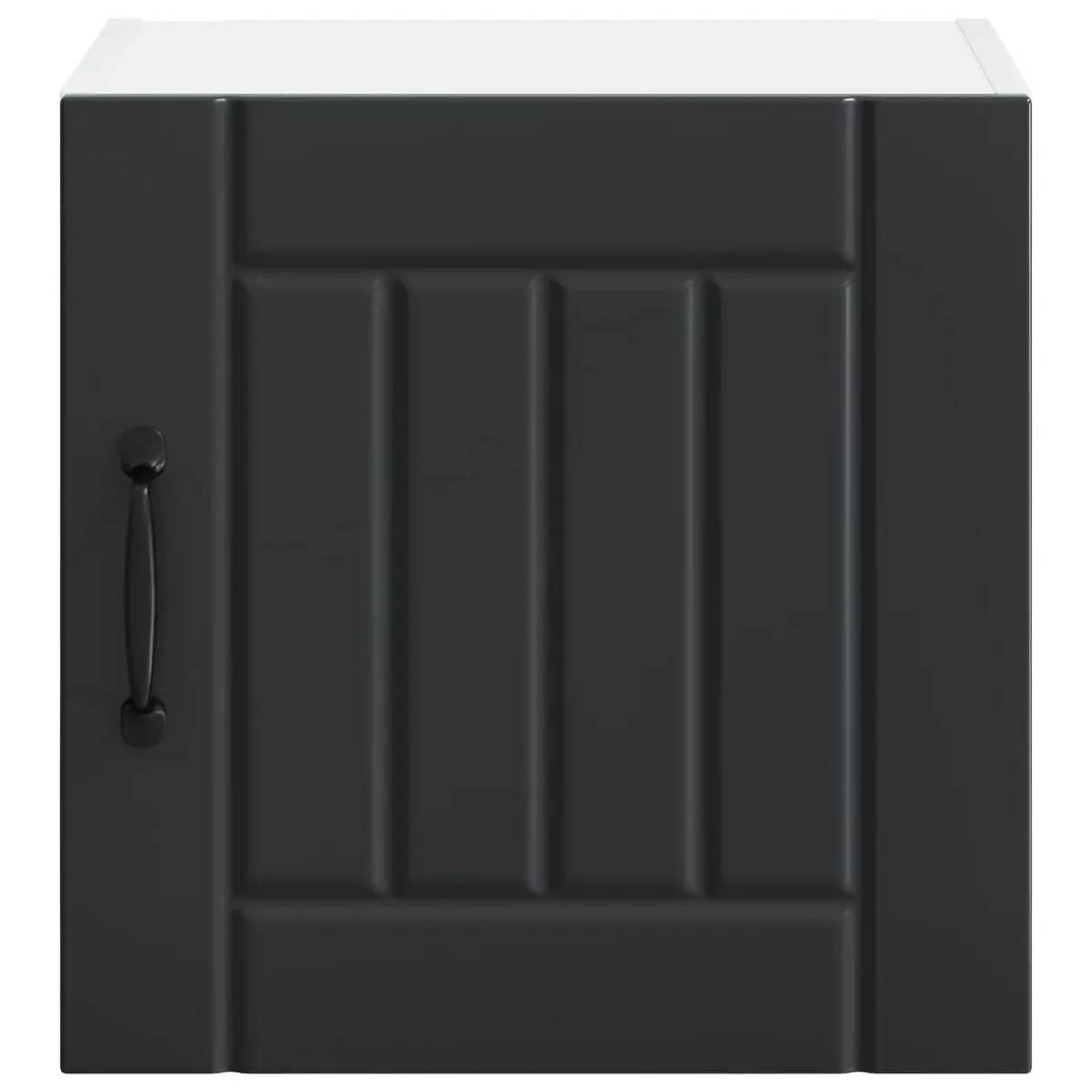 Black Wall Cabinet for Kitchen Storage