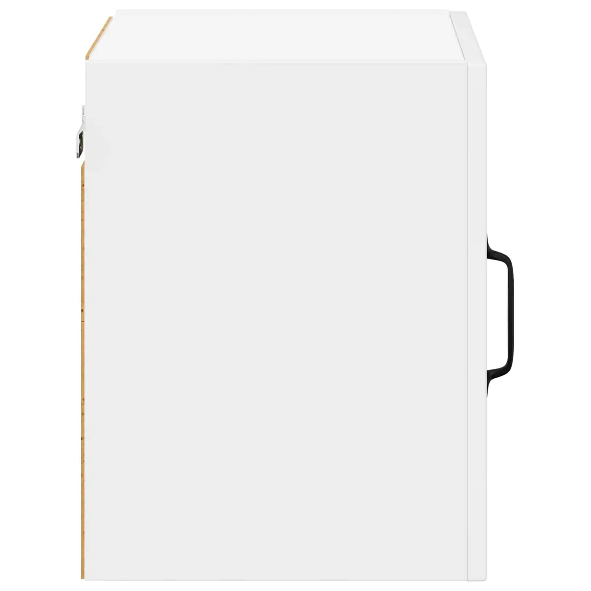 High Gloss White 2-Piece Wall Cabinet Set for Kitchen