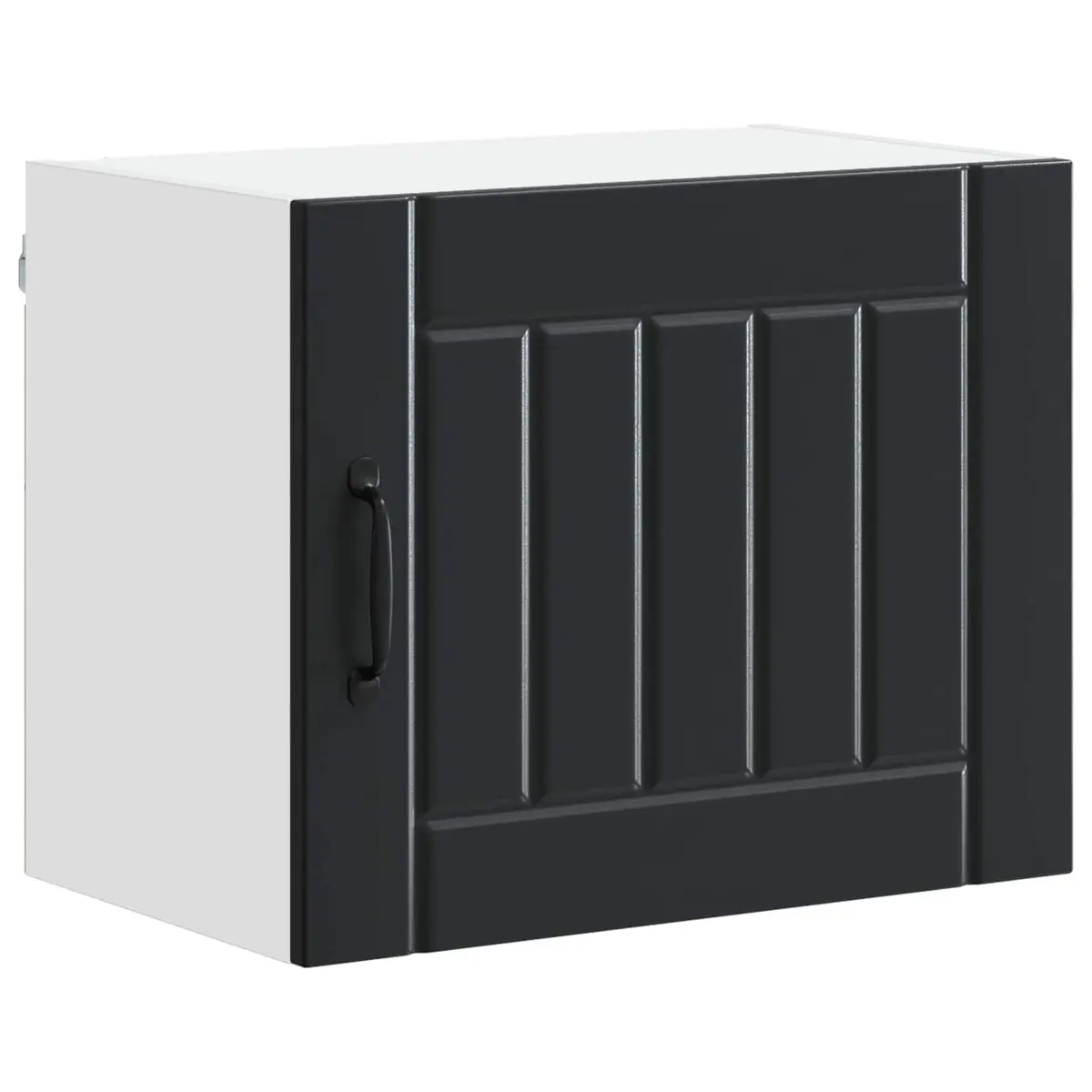 Wall Cabinet 2 pcs Black Kitchen Storage Engineered Wood 50 x 31 x 40 cm