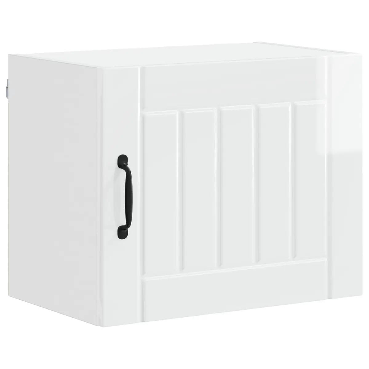High Gloss White Wall Cabinet Set for Kitchen Storage