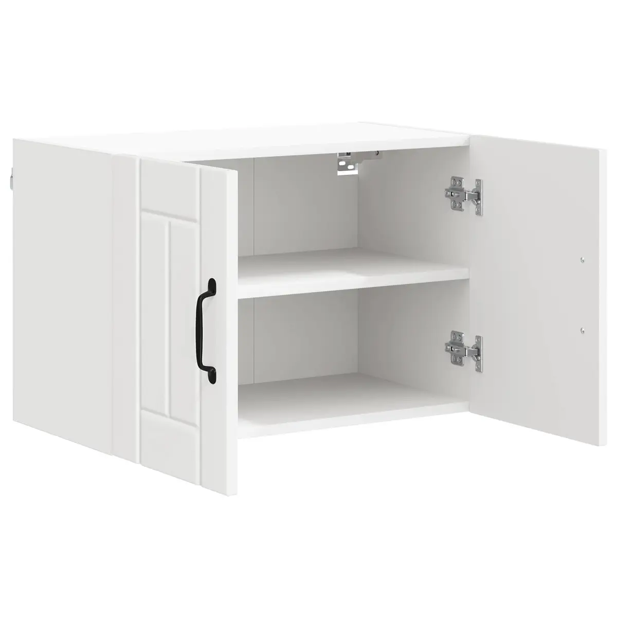 White Wall Cabinet for Kitchen Dishwasher Panel