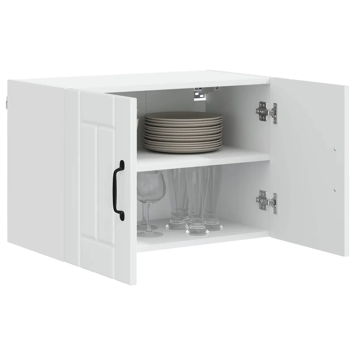 High Gloss White Wall Cabinet for Kitchen Storage