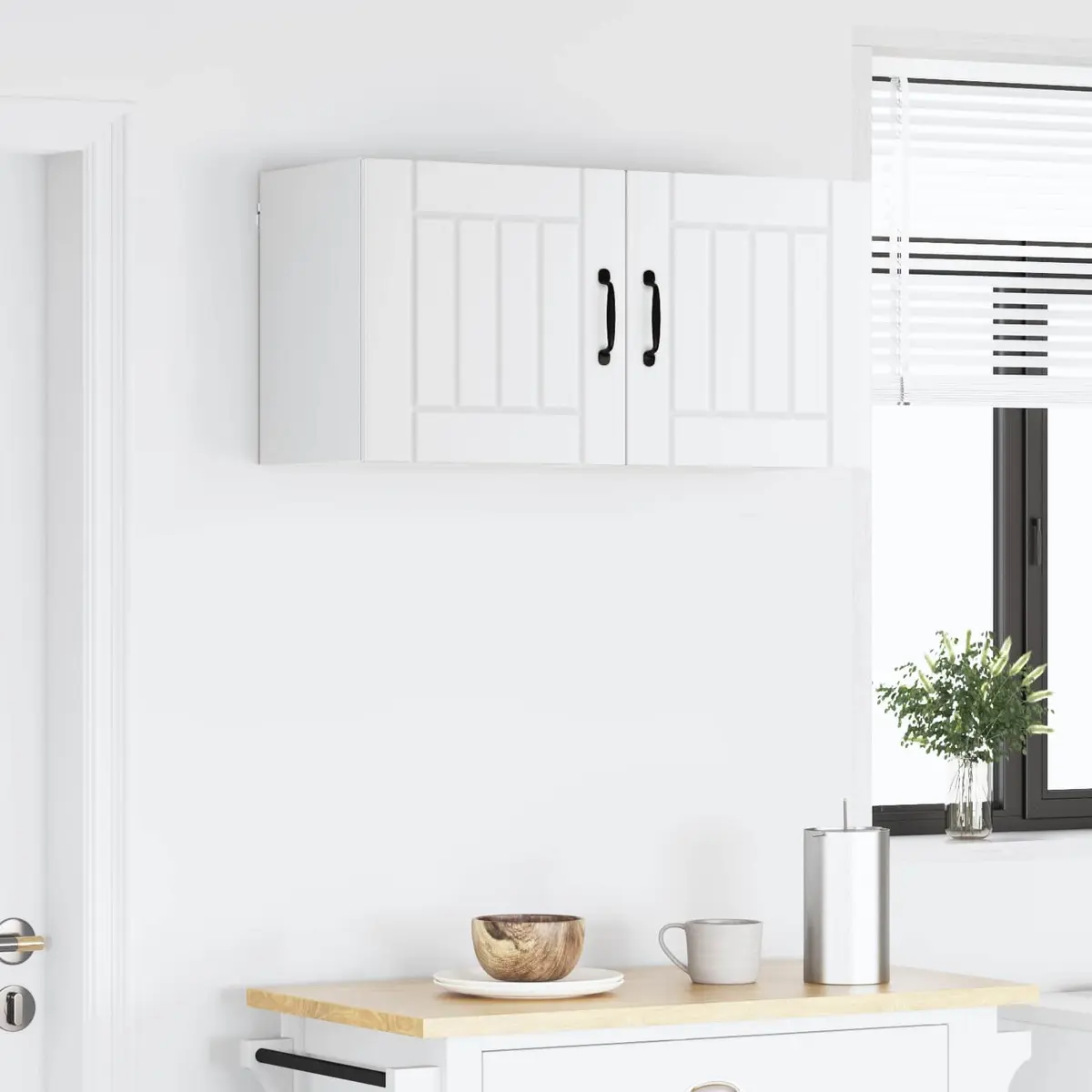 Engineered Wood Wall Cabinet for Kitchen Storage