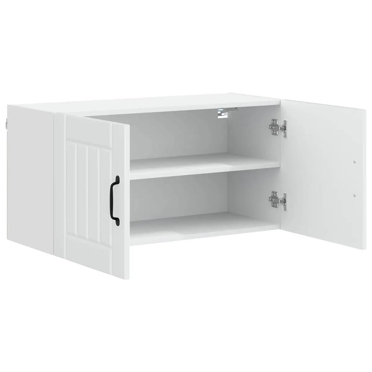 Wall Cabinet Engineered Wood 80 x 31 x 40 cm High Gloss White
