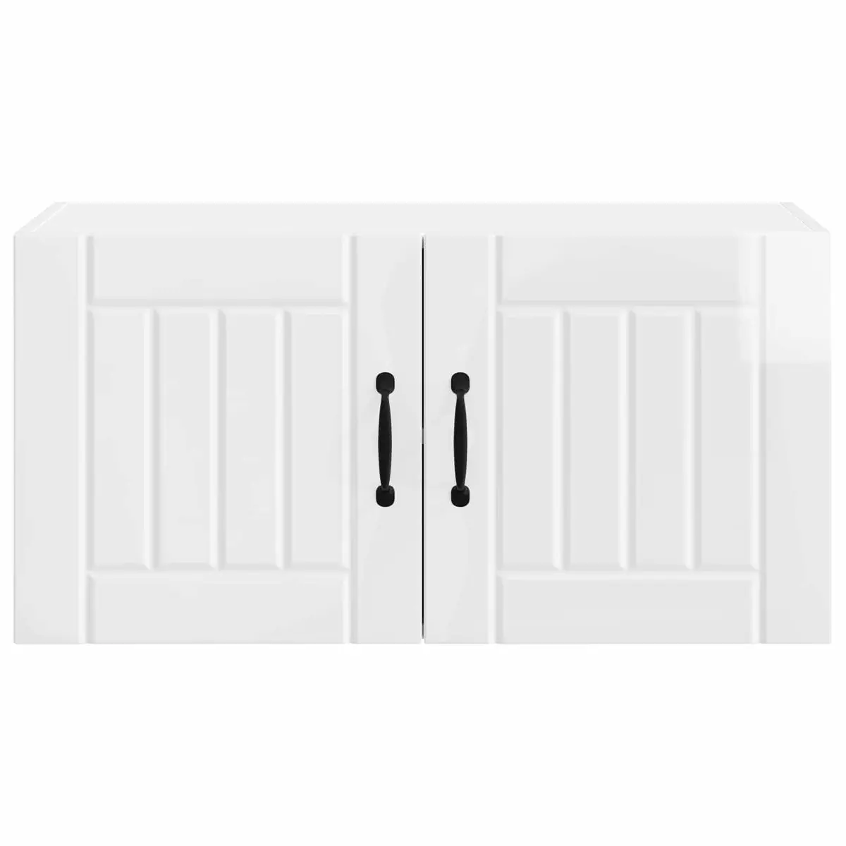 Wall Cabinet Engineered Wood 80 x 31 x 40 cm High Gloss White