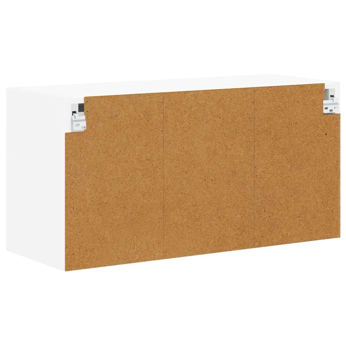 Wall Glass Cabinet Engineered Wood 80 x 31 x 40 cm White